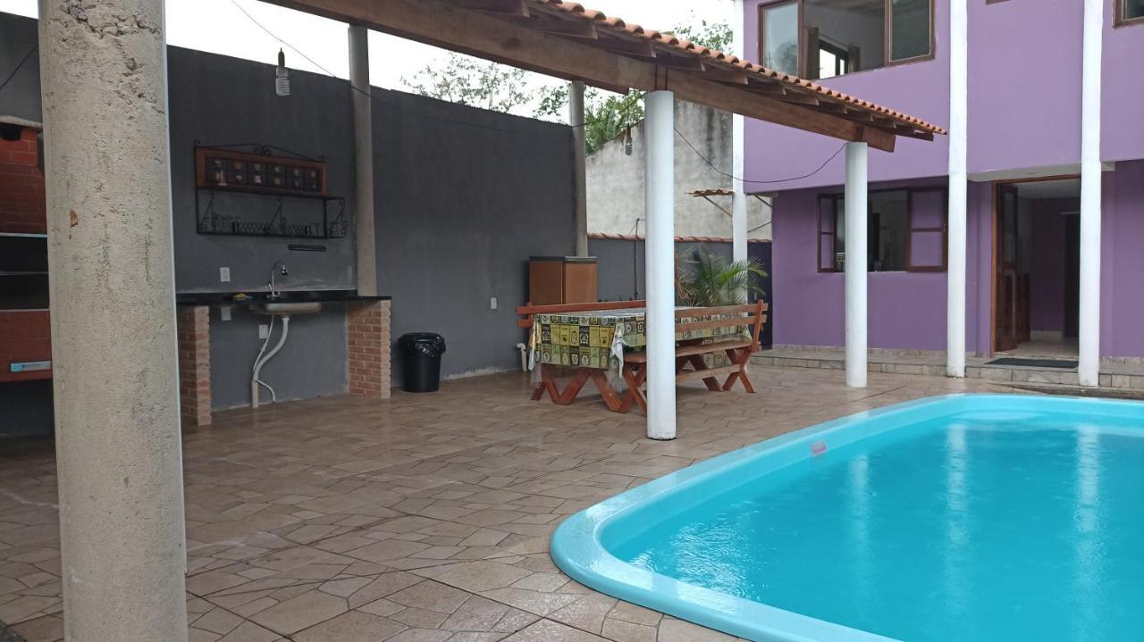 Casa Roxa Com Piscina Em Condominio Araquari Exteriör bild