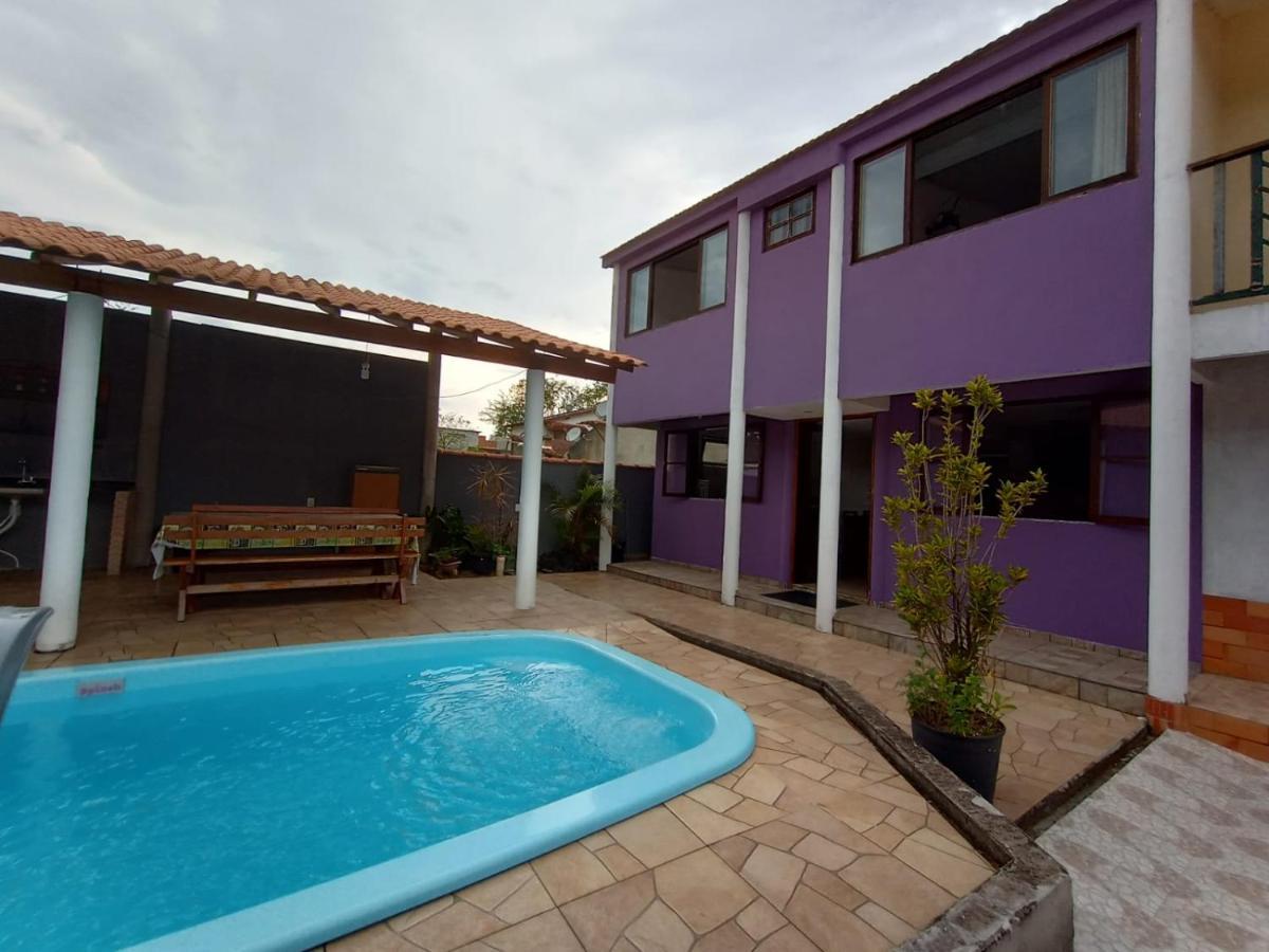 Casa Roxa Com Piscina Em Condominio Araquari Exteriör bild